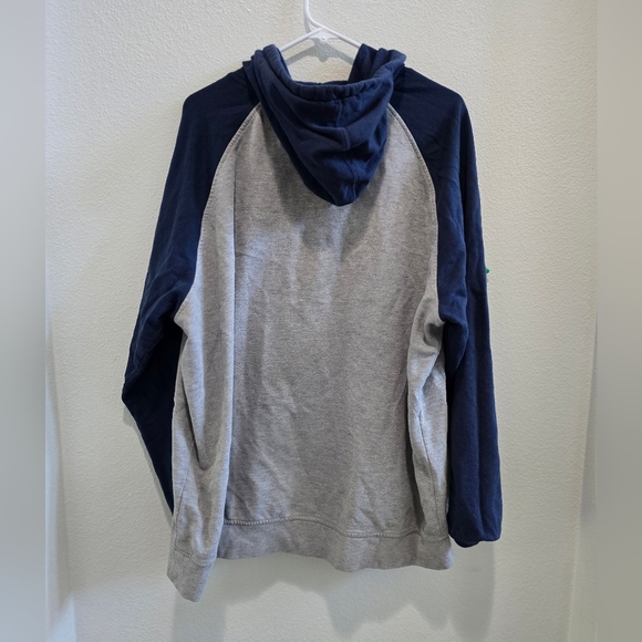 Team Apparel Los Angeles Rams blue and grey hooded sweatshirt size 2XL - Picture 2 of 3